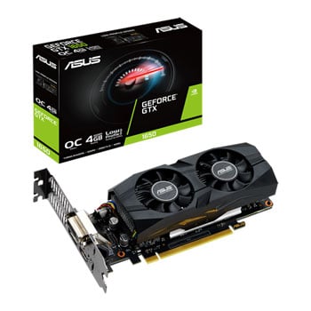 ASUS NVIDIA GeForce GTX 1650 4GB Low Profile OC Turing Graphics Card : image 1
