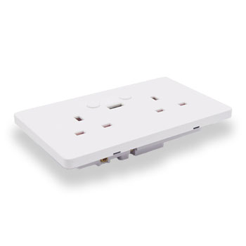 Ener-J 13A WiFi Twin Wall Sockets With USB Charge Port iOS/Android : image 3