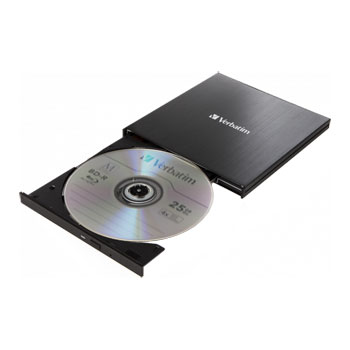 Verbatim HD 4K External Slimline Blu-Ray and DVD x6 Writer USB-C / A : image 2