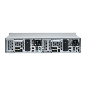 QNAP 2U Rackmount 24 bay Double Server NAS Xeon D-2142IT ES2486dc-2142IT-96G : image 4