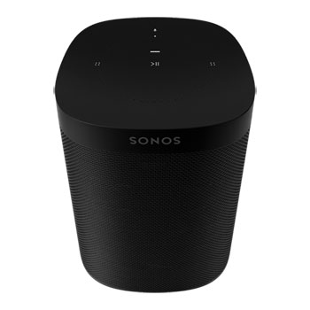 sonos one smart speaker black