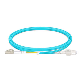 FS.com 200cm LC-SC UPC Duplex OM3 Multimode Fibre Cable : image 1