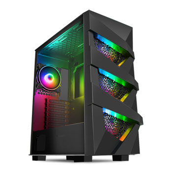 GameMax Vengeance Windowed Mid Tower PC Gaming Case : image 1