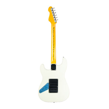 Joe Doe by Vintage 'Lucky Betty' 6 String Electric Guitar (White) - Limited Edition : image 2