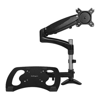 Startech.com Desk-Mount Monitor Arm with Laptop Stand : image 2