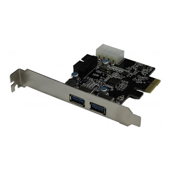 Xclio 2 Port +1  Internal USB3.0 PCIe Adapter + Internal USB Header Molex Power : image 1