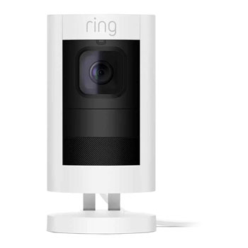 Ring Stick Up Cam Plugin WiFi/Wired 1080P (2020) White : image 1