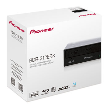 Drive-RW/DVD-RW Only Pioneer Electronics BDR-212DBK 16x Internal BD/DVD/CD Writer Supports Blu-Ray & M-Disc Format 