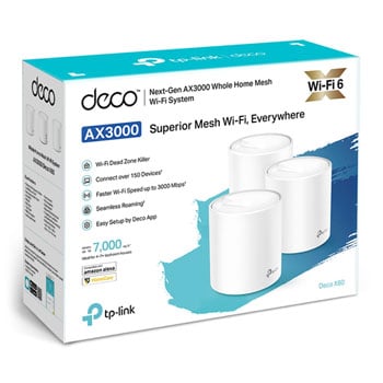 TP-LINK Dual-Band Deco X60 AX3000 WiFi Mesh System 3 Pack : image 3