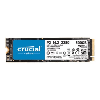 Crucial P2 500GB M.2 NVMe PCIe SSD/Solid State Drive : image 1