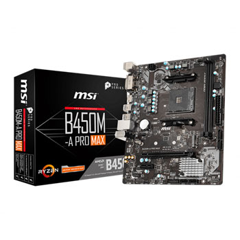 MSI AMD Ryzen B450M-A PRO MAX AM4 micro-ATX Motherboard