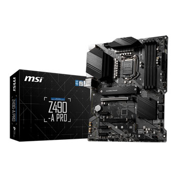 MSI Intel Z490-A PRO Intel 10th Gen ATX Motherboard