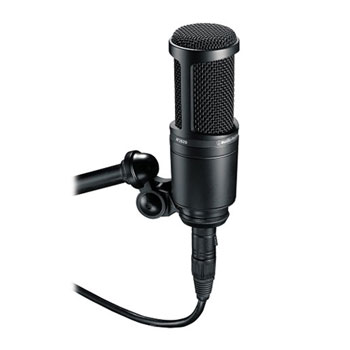Audio-Technica Condenser Microphone AT2020+ Stagg Table Stand  + Lead : image 2