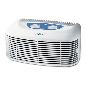 Vicks Portable Air Purifier and Ioniser with HEPA Filtering : image 1