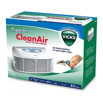 Vicks Portable Air Purifier and Ioniser with HEPA Filtering : image 2