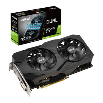 ASUS NVIDIA GeForce GTX 1660 6GB Dual EVO OC Edition Turing Graphics Card : image 1