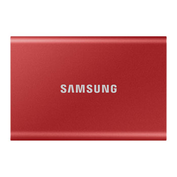 Samsung T7 Red 500GB Portable SSD USB-C/A Gen2 : image 3