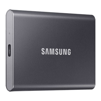 Samsung T7 Grey 500GB Portable SSD USB-C/A Gen2 : image 1