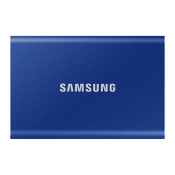 Samsung T7 Blue 2TB Portable External SSD USB-C/A Gen2 : image 3