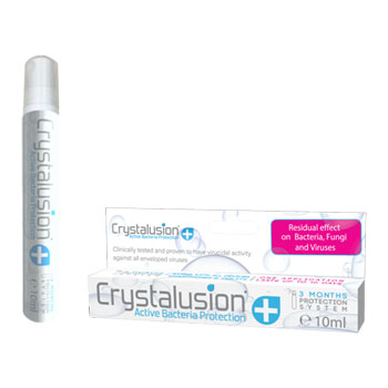 Crystalusion+ Active Bacteria Protection Spray for all devices Smart Phones and Tablets : image 1