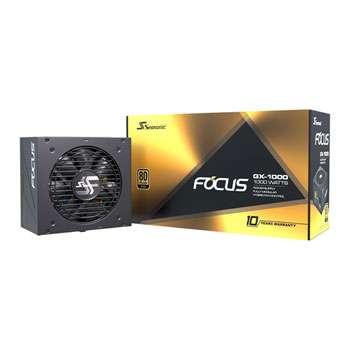 Seasonic FOCUS GX 1000 Watt Full Modular 80+ Gold PSU/Power Supply : image 1
