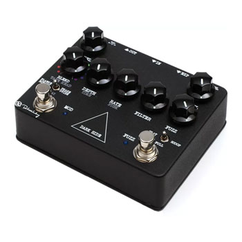 Keeley Dark Side Modern Fuzz pedal with Rotary, Vibrato & Delay guitar pedal : image 1