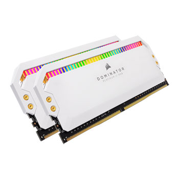 Corsair DOMINATOR Platinum RGB White 16GB 3600MHz DDR4 Memory Kit : image 1