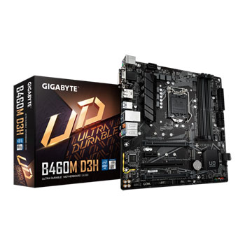 Gigabyte Intel B460 D3H Micro-ATX Motherboard : image 1