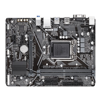 Gigabyte Intel H410 H410M S2 mATX Motherboard LN107973 | SCAN UK