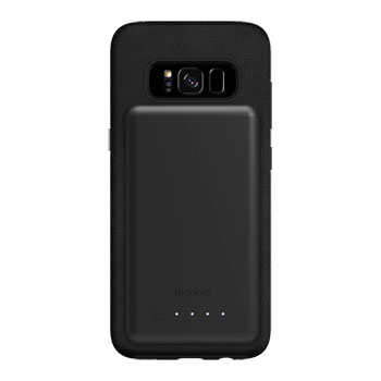 Mophie Samsung Galaxy S8 Charge Force Case Qi with 3000mAh Powerstation Mini Power Bank Black : image 2