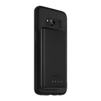 Mophie Samsung Galaxy S8+ Charge Force Case Qi with 3000mAh Powerstation Mini Power Bank Black