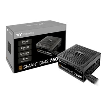 Thermaltake Smart BM2 750 Watt Quiet Semi-Modular 80+ Bronze PSU/Power Supply