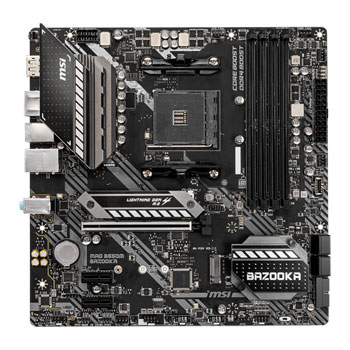 MSI AMD B550 MAG B550M BAZOOKA Micro-ATX Motherboard LN108119 | SCAN UK