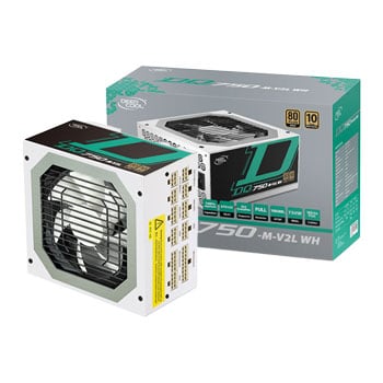 DEEPCOOL DQ Series 750 80+ Gold Full Modular Power Supply WHITE ...