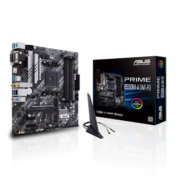 ASUS AMD B550 PRIME B550M-A (Wi-Fi) Micro-ATX Motherboard