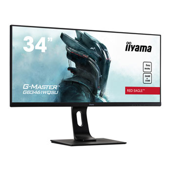 Iiyama G Master 34 Ultrawide Quad Hd 144hz Ips 1ms Gaming Monitor Ln Gb3461wqsu B1 Scan Uk