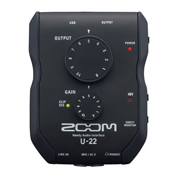Zoom U-22 Portable Audio Interface : image 2