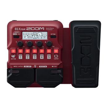 Zoom B1X Four Bass Effects Pedal with Expression Pedal : image 2