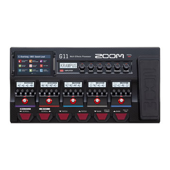 Zoom G11 Multi-Effects Processor, 6 custom amp models, 70 cabinet impulse responses, 9 effects chain : image 2