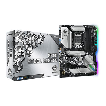 ASRock Intel B460 Steel Legend ATX Motherboard : image 1