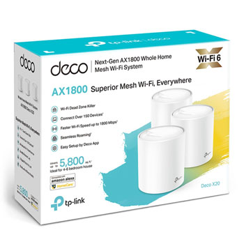 tp-link Deco X20 AX1800 WiFi 6 Mesh Kit : image 3