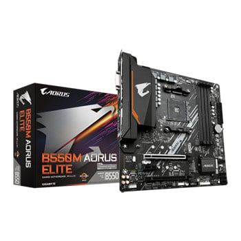Gigabyte AMD B550M AORUS ELITE AM4 PCIe 4.0 mATX Motherboard