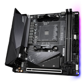 Gigabyte AMD B550 AORUS B550I PRO AX WiFi/BTS Mini-ITX Motherboard : image 3