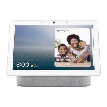 Google Nest Hub Max Hands-Free Smart Speaker with 10" HD Touchscreen Chalk : image 2