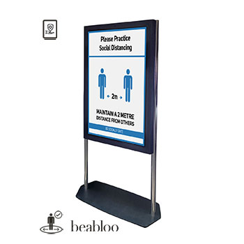 Beabloo Interaction Care Bundle - 1 Year Safety Content - 43" Samsung Screen in Freestanding Kiosk : image 1
