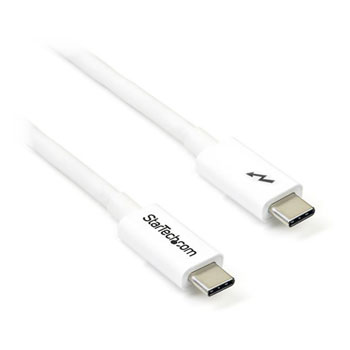 StarTech.com Thunderbolt™3(20Gbps) USB-C White Cable : image 1