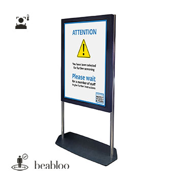 Beabloo Interaction Care Bundle - 1 Year Thermal Turret - 43" Samsung Screen in Freestanding Kiosk : image 1