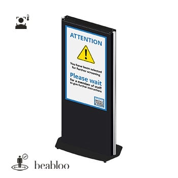 Beabloo Interaction Care Bundle - 1 Year Thermal Turret - 43" Samsung Screen in Freestanding Totem : image 1