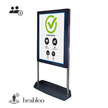 Beabloo Interaction Care Bundle - 1 Year Occupancy - 43" Samsung Screen in Freestanding Kiosk : image 1