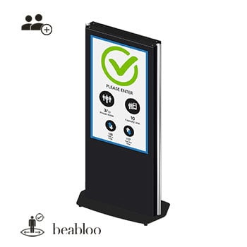 Beabloo Interaction Care Bundle - 1 Year Occupancy - 43" Samsung Screen in Freestanding Totem